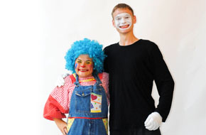<p>Mime and Clown</p>
